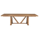 Middleton - 106" Extension Leaf Dining Table - Natural Brown