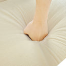 Push Back Recliner Chair Upholstered Recliner Armchair With Classic Wing Back And Solid Gourd-Shaped Legs