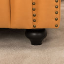 Vintage Medieval Style Sofa, Chesterfield Design, With 2 Throw Pillows