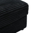 Oversized Loveseat Chaise With 2 USB Ports, 2 Cup Holders And 2 Throw Pillows