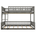 Bunk Bed With Ladder And Guardrails
