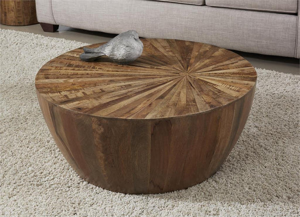Sunny Solid Wood Cocktail Coffee Table