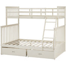 Bunk Bed With Ladder, And Safety Guard Rails
