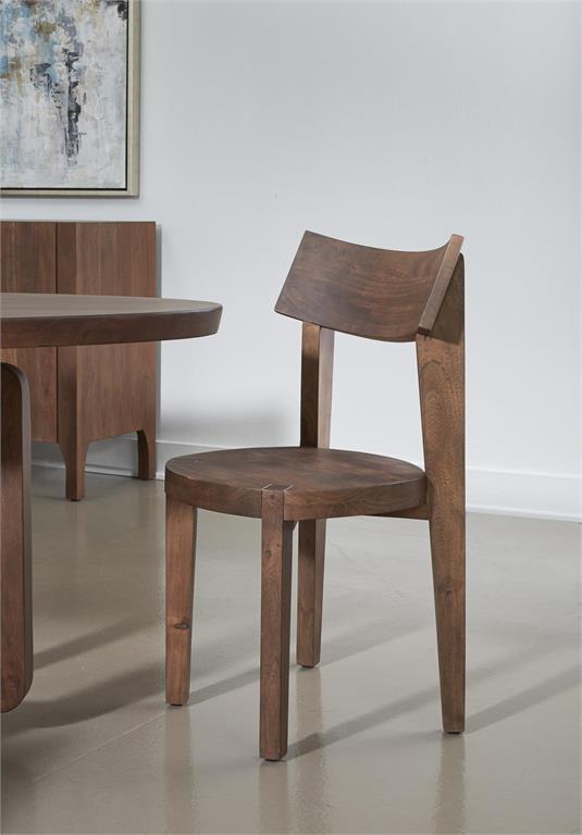 Gabriel Set of 2 Vinegar Finish Dining Side Chairs