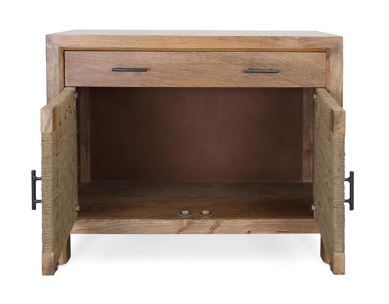 Griffith Boho Style 2 Door and 1 Drawer Cabinet