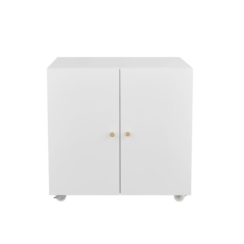 Office Furniture Copier Cabinet 2 Door Steel Copier Stand Mobile Pedestal File Printer Stand