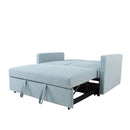 Sleeper Pull Out Loveseat Couch With Adjustable Backrest