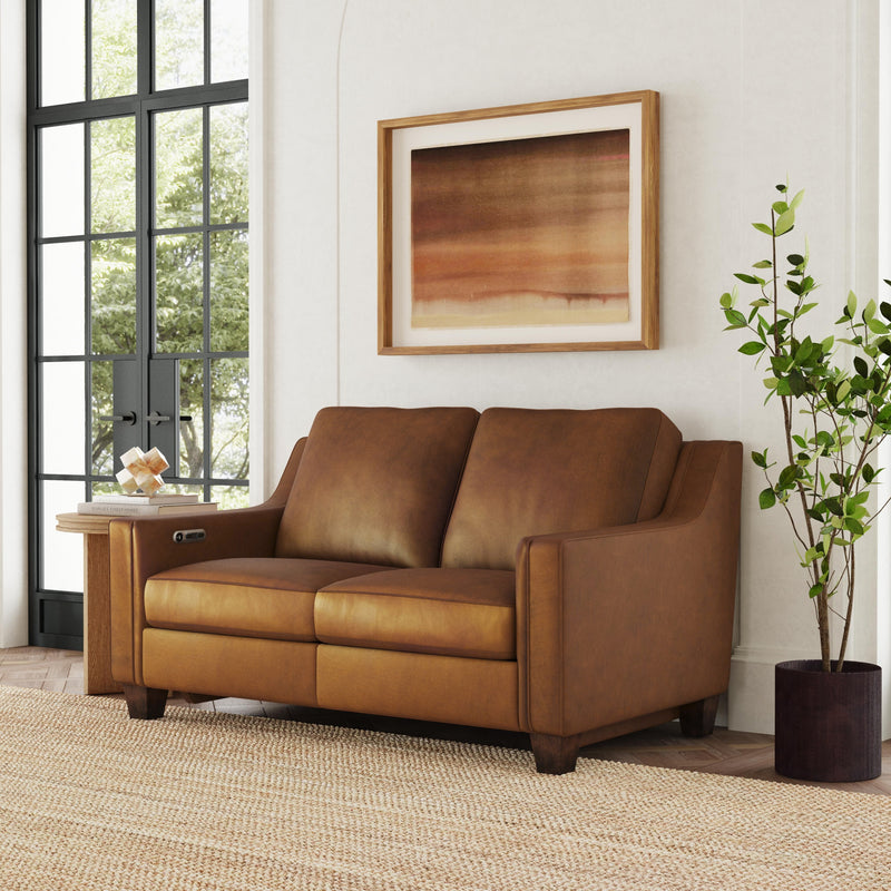 Finley - Power Inclining Loveseat - Brown