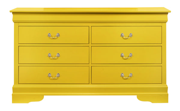 Louis Phillipe - G3102-D Dresser - Yellow