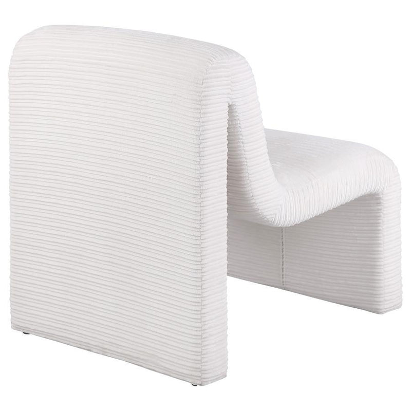 Drayton - Upholstered Curved Armless Accent Chair