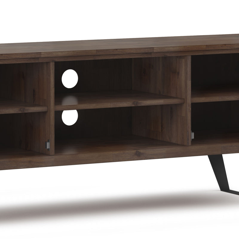 Lowry - TV Media Stand - Rustic Natural Aged Brown