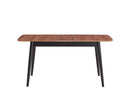 Lanae - Dining Table (Extension Bufferfly Leaf) - Natural / Black