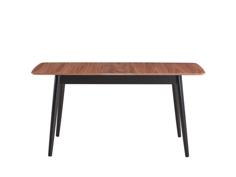 Lanae - Dining Table (Extension Bufferfly Leaf) - Natural / Black