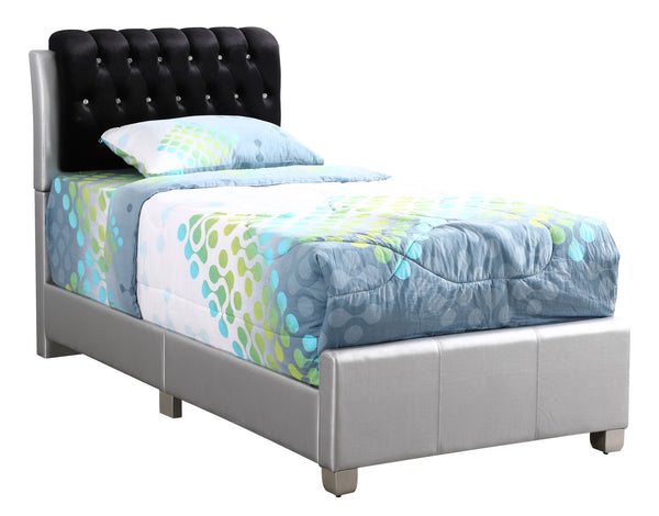 Marilla - G1503C-TB-UP Twin Bed - Silver