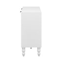 Modern TV Stand With 2 Spacious Storage Space And Anti-Tip Device