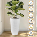 Tall Planters Set With Water Level Monitor And Auto Watering