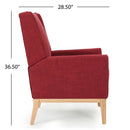 Modern Accent Chair With Padded Cushion Seat