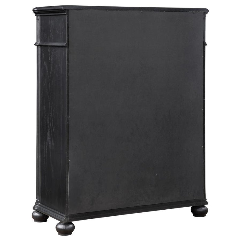 Celina - 5-Drawer Bedroom Chest - Black