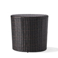 Barrel Side Table With Handcrafted Details