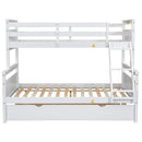 Bunk Bed With Ladder And Safety Guardrail