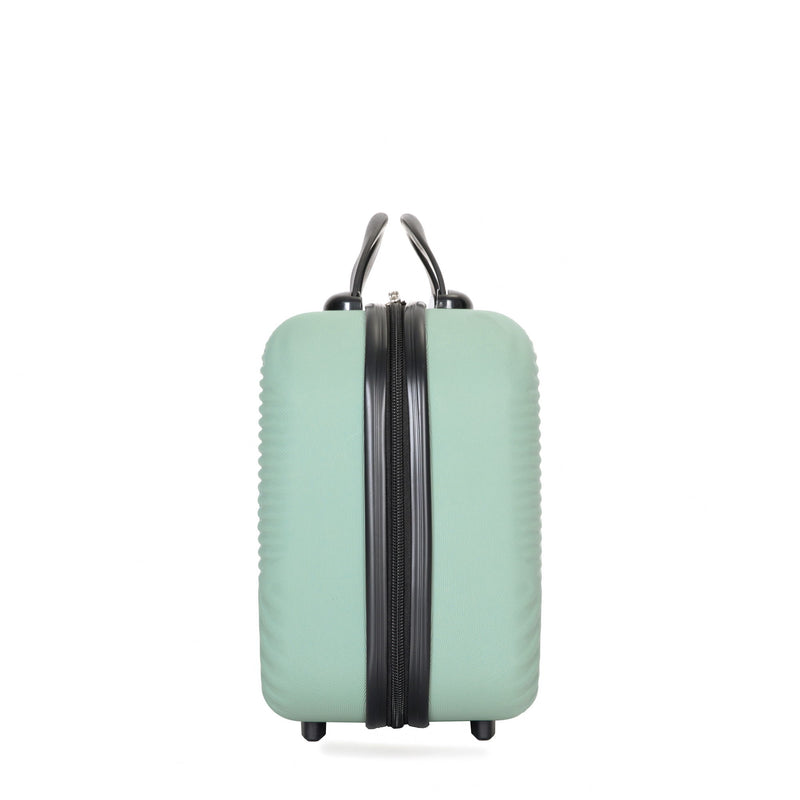 4 Piece Lightweight Suitcase, Makeup Box, Aircraft Wheels