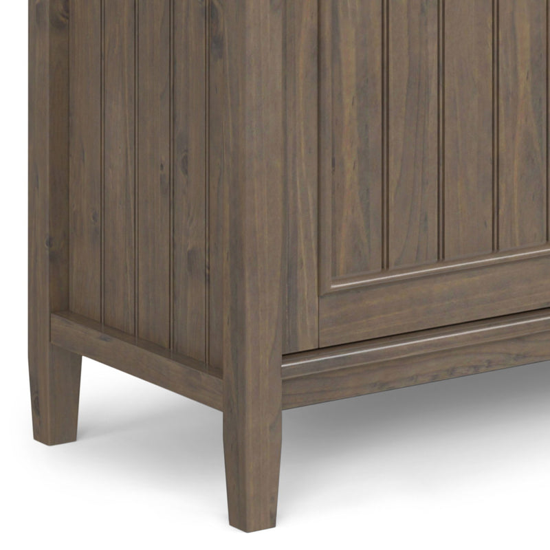 Lev - Medium Storage Cabinet - Smoky Brown