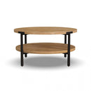 Millwork - Round Coffee Table - Light Brown