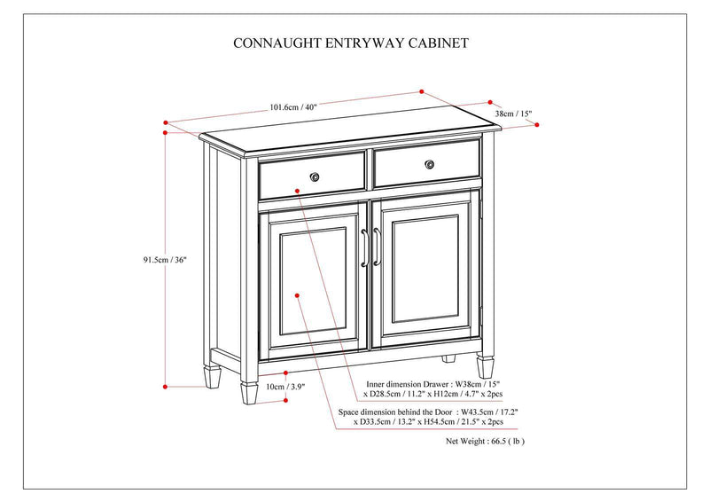 Connaught - Entryway Storage Cabinet