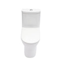 1 Piece Toilet For Bathroom, Dual Flush 1.22/1.6 Gpf, Soft Closing Seat - White