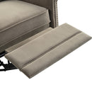 360 Degrees Swivel Recliner Manual Rocking Recliner Home With Adjustable Backrest