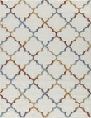 Loft Shag - 5' 3" X 7' Shaggy Area Rug Polypropylene - Ivory