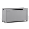 Toy Box Storage With Safety Hinged Lid