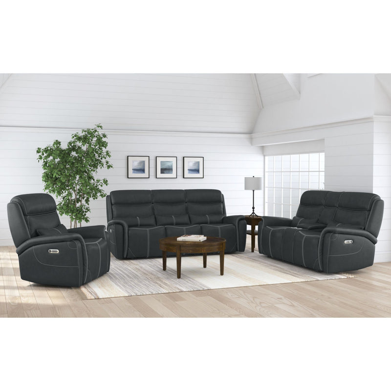 Aruba - Power Motion Loveseat With Power Headrest And Console