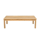 2 Pieces Outdoor Acacia Furniture Set, Woven Rope Outdoor Patio Loveseat, 2 Seat Deep Seating Group With Cushions And Coffee Table For Porch - Teak / Gray / Beige