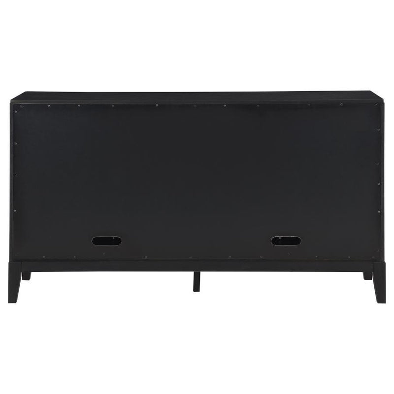 Brookmead - 4 Door Sideboard Buffet Storage Cabinet - Black