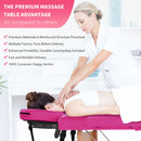 Massage Table Portable Bed With Carrying Case, Height Adjustable