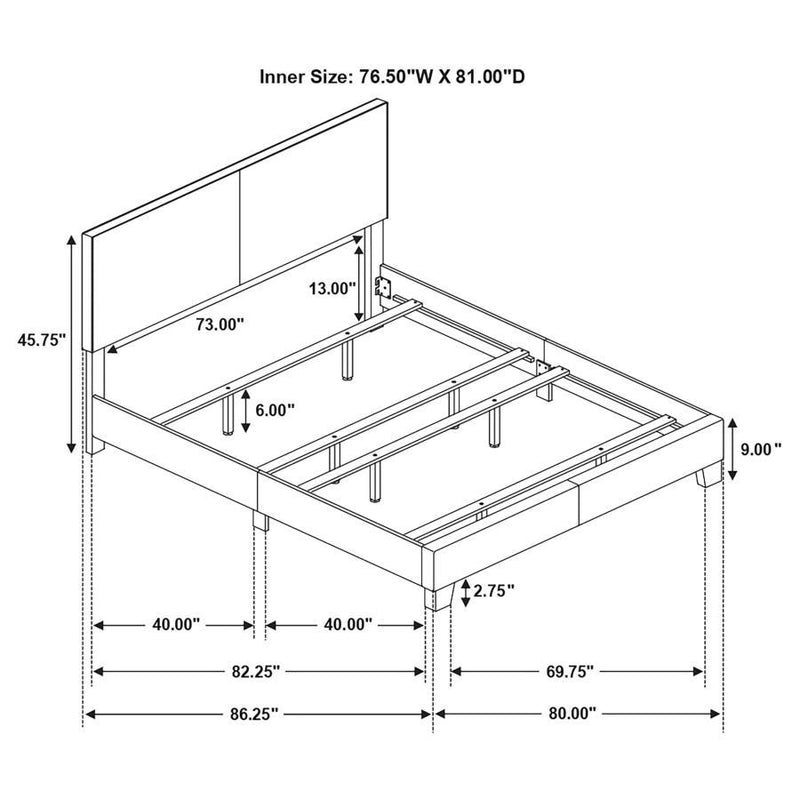Dorian - Upholstered Panel Bed