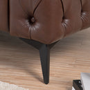 Square Arm Removable Cushion 3 Seater Sofa