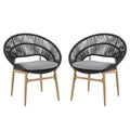 Cyril - Outdoor Papasan Style Dining Chair (Set of 2)