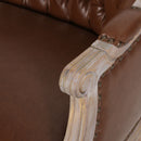 French Country Chesterfield Style Tufted Loveseat