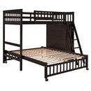 Bunk Bed With 6 Drawers And Flexible Shelves, Bottom Bed With Wheels