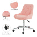 Adjustable And Space-Saving Chair With Golden Electroplated Legs