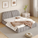 Elegant Design Upholstered Platform Bed