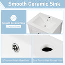 Retro Bathroom Vanity With Sink, Soft Closing Cabinet & Drawers