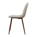 Elegant Dining Chair Set With Fabric