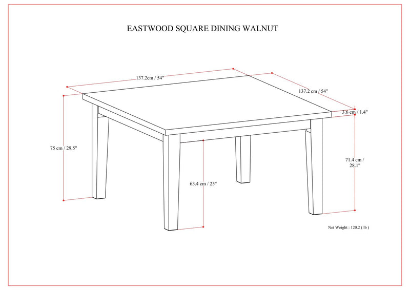 Eastwood - Handcrafted Dining Table