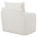 Sarco - Corduroy Upholstered Swivel Accent Arm Chair