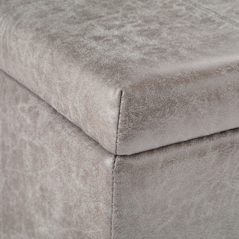 Dover - Upholstered Storage Ottoman Bench