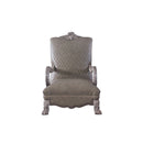 Dresden - Chair With Pillow - Synthetic Leather & Vintage Bone White