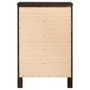 Carlton - 5-Drawer Bedroom Chest - Cappuccino